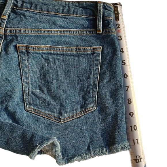 Frame Le Grand Garcon Cutoff Frayed Denim Shorts Sold on REVOLVE, Boho, Grunge - Picture 9 of 13